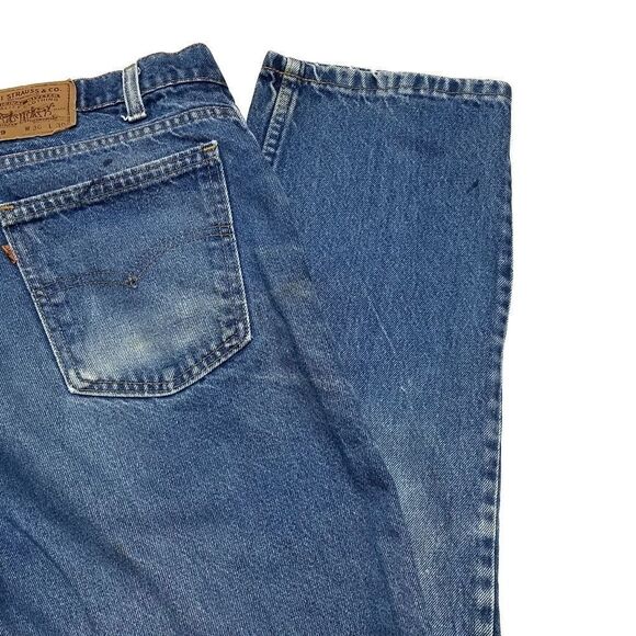 VINTAGE Levi's 509 Orange Tab Distressed Jeans - Picture 10 of 16